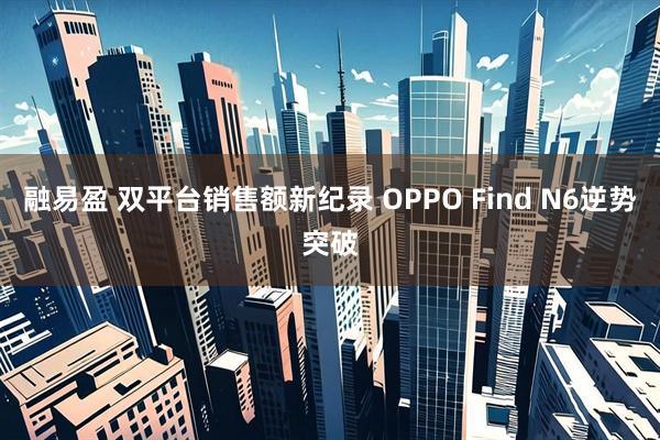 融易盈 双平台销售额新纪录 OPPO Find N6逆势突破